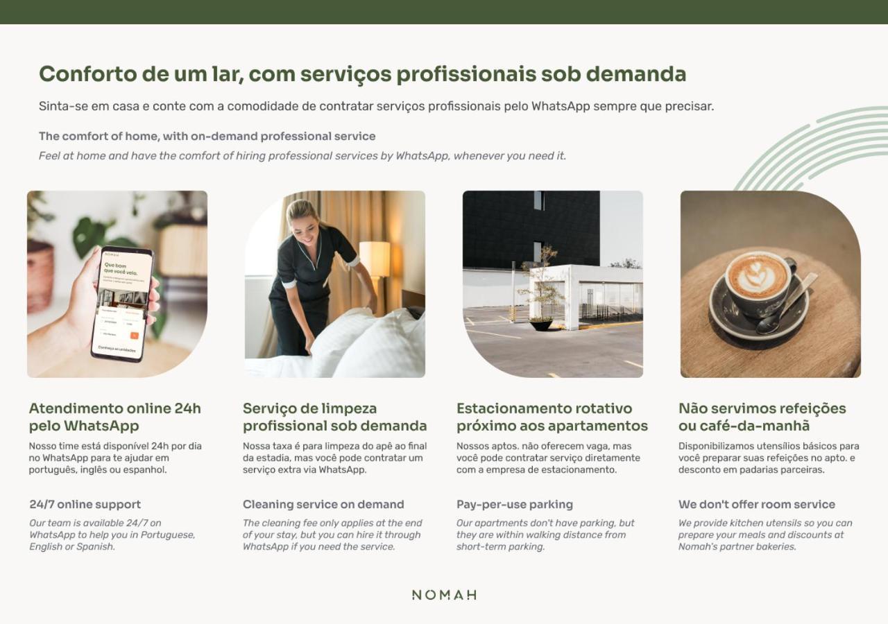 Nomah - Aptos Por Temporada Na Av Reboucas Apartamento